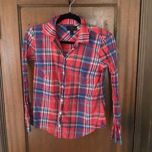 Plaid J.Crew button down